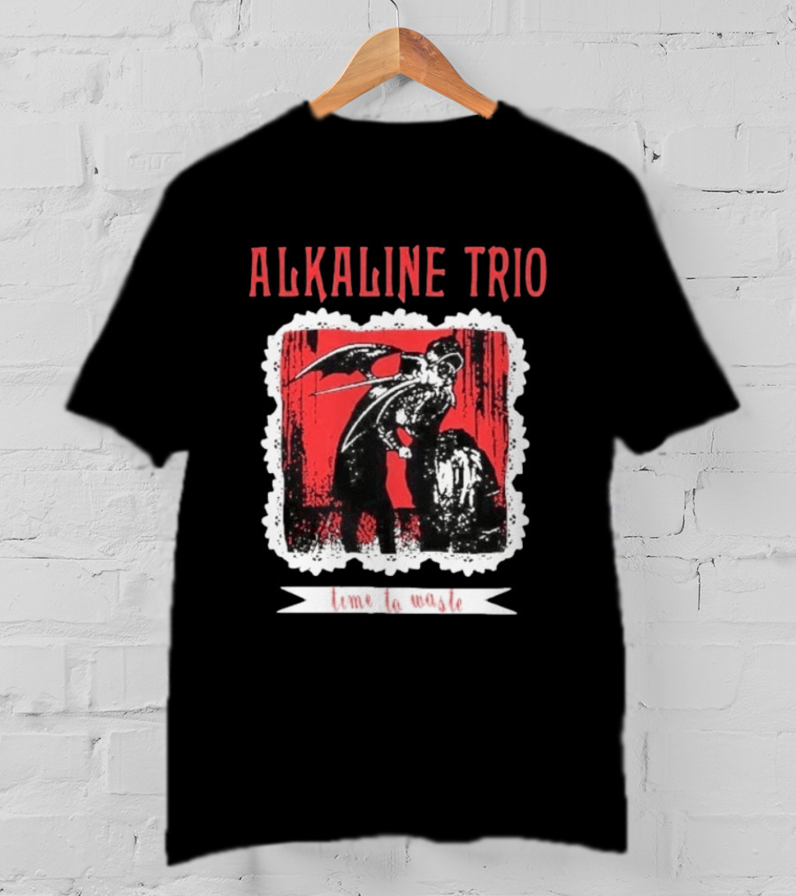 Alkaline Trio Time To Waste Punk Rock Band Album T-Shirt