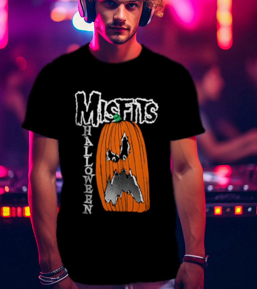 Misfits Halloween Pumpkin Punk Rock T-Shirt
