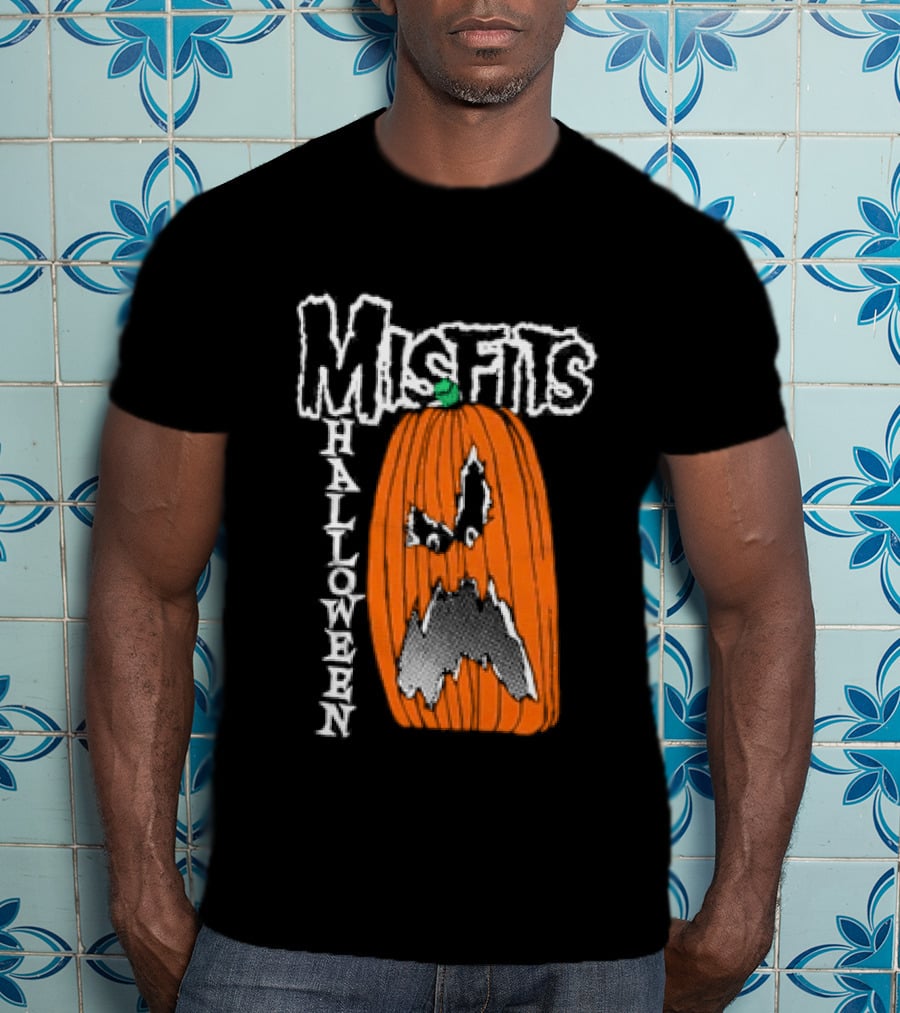 Misfits Halloween Pumpkin Punk Rock T-Shirt