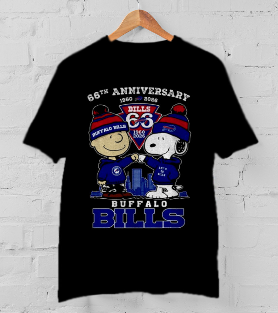 Buffalo Bills 66th Anniversary 1960 2026 Thank You For The Memories T-Shirt