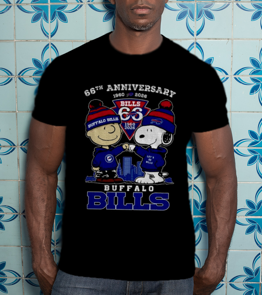 Buffalo Bills 66th Anniversary 1960 2026 Thank You For The Memories T-Shirt