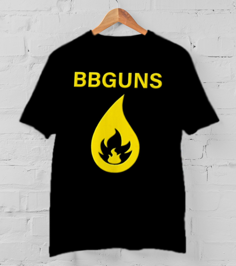 BBGUNS Yellow Flame T-Shirt
