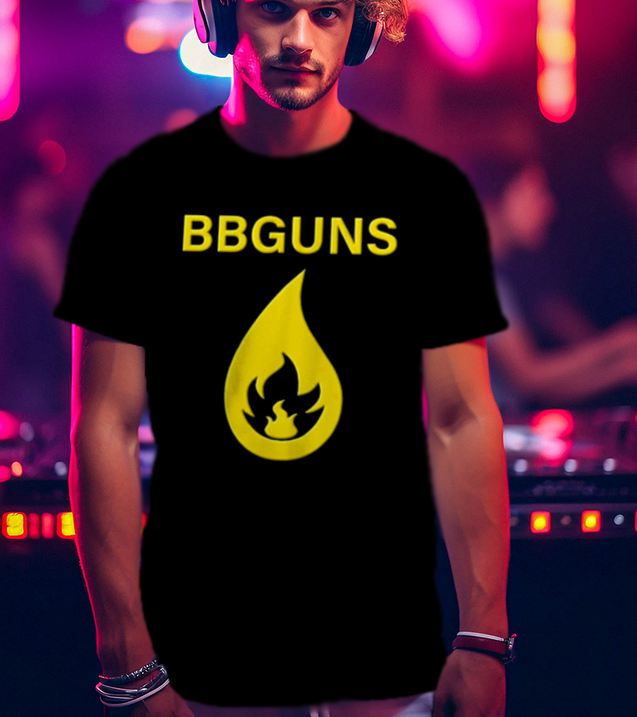 BBGUNS Yellow Flame T-Shirt