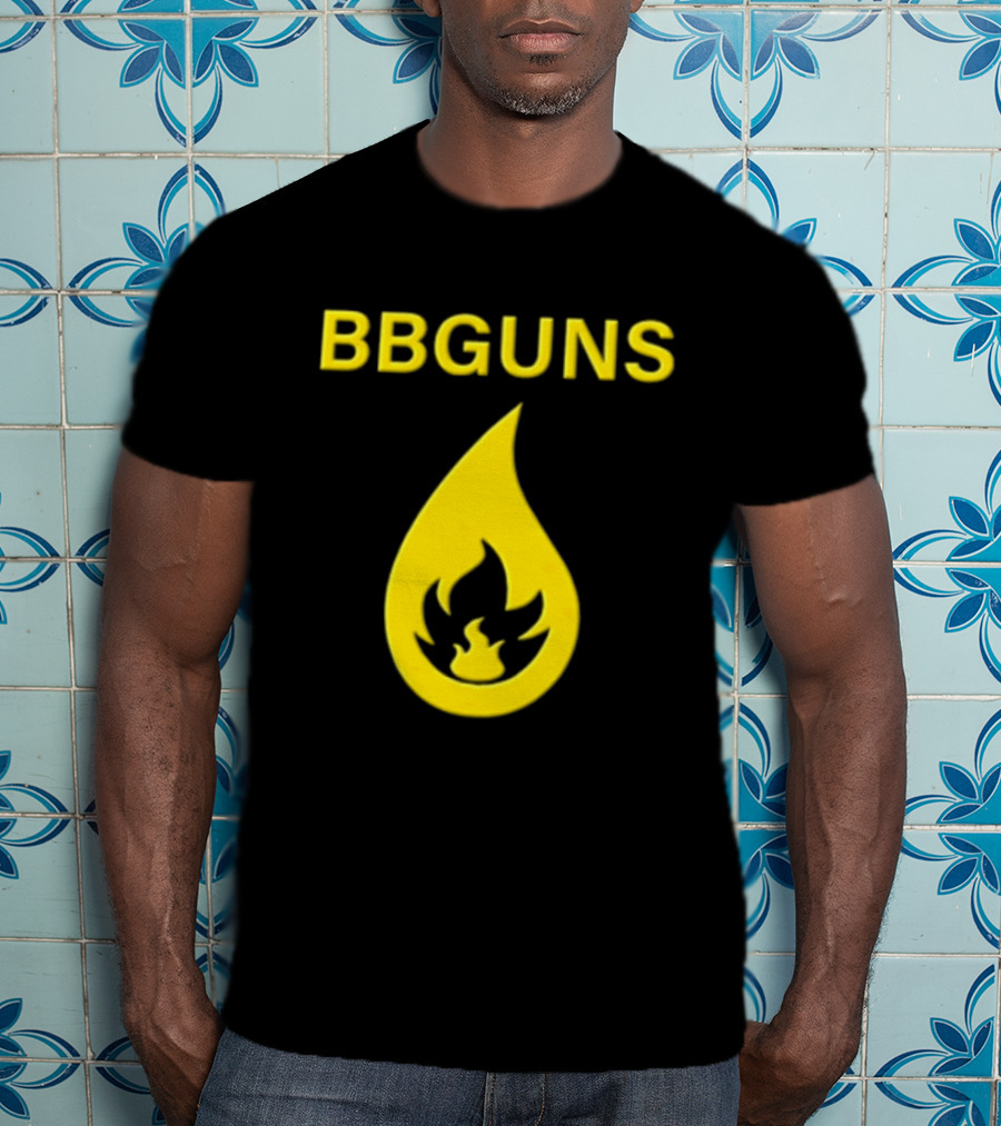 BBGUNS Yellow Flame T-Shirt