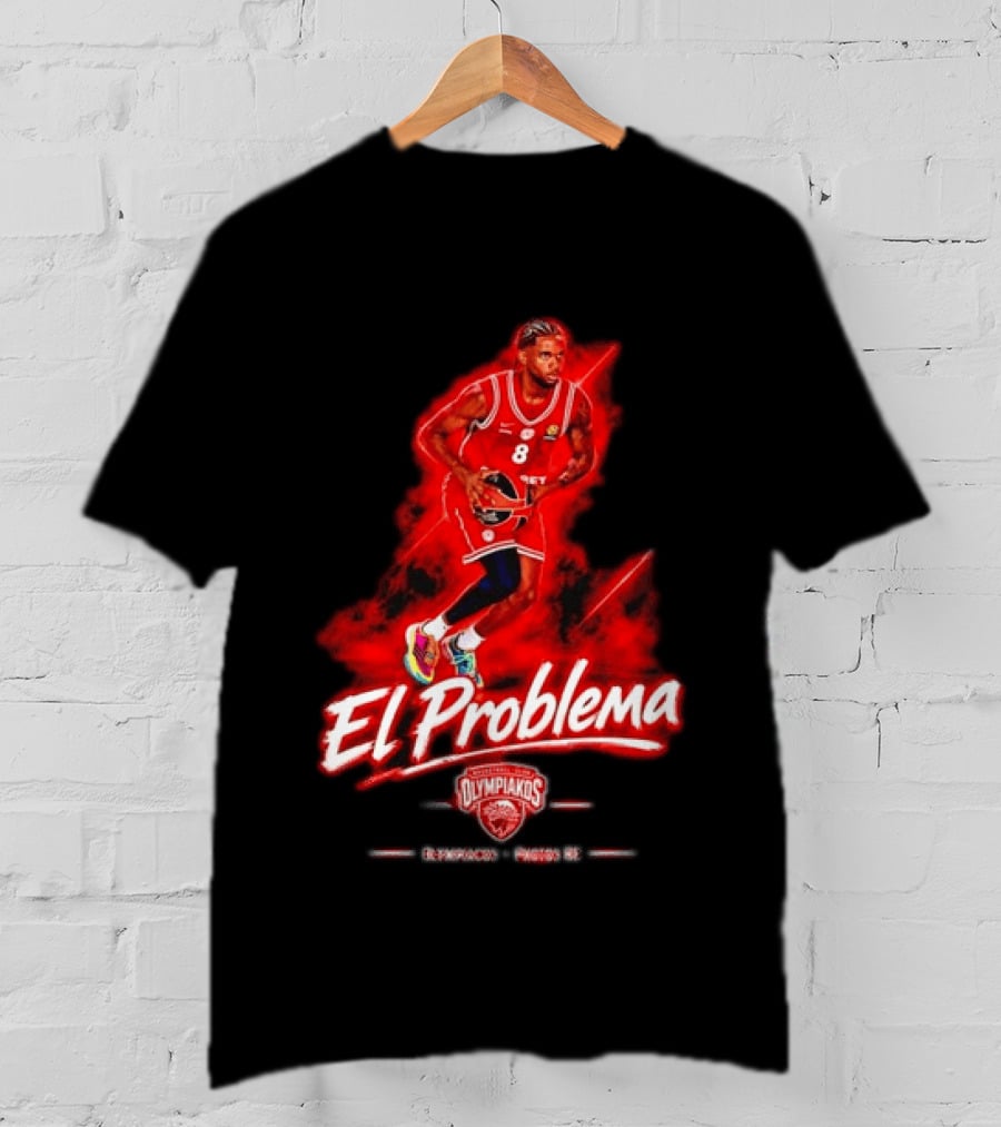 Nigel Williams Goss Olympiakos Euroleague El Problema Basketball 8 T-Shirt