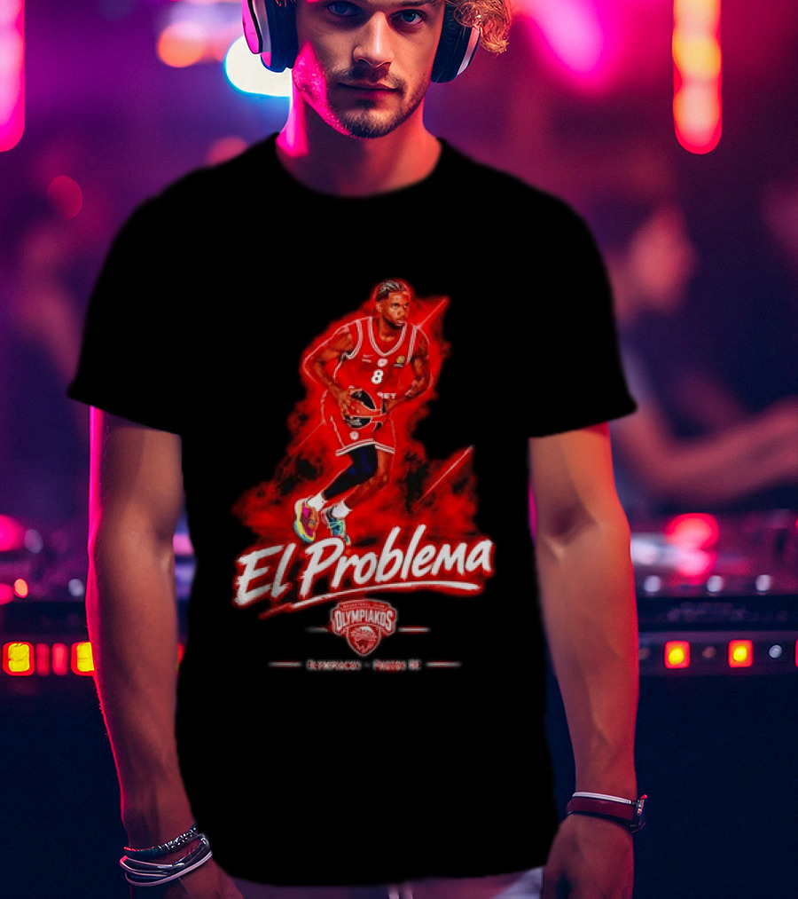 Nigel Williams Goss Olympiakos Euroleague El Problema Basketball 8 T-Shirt
