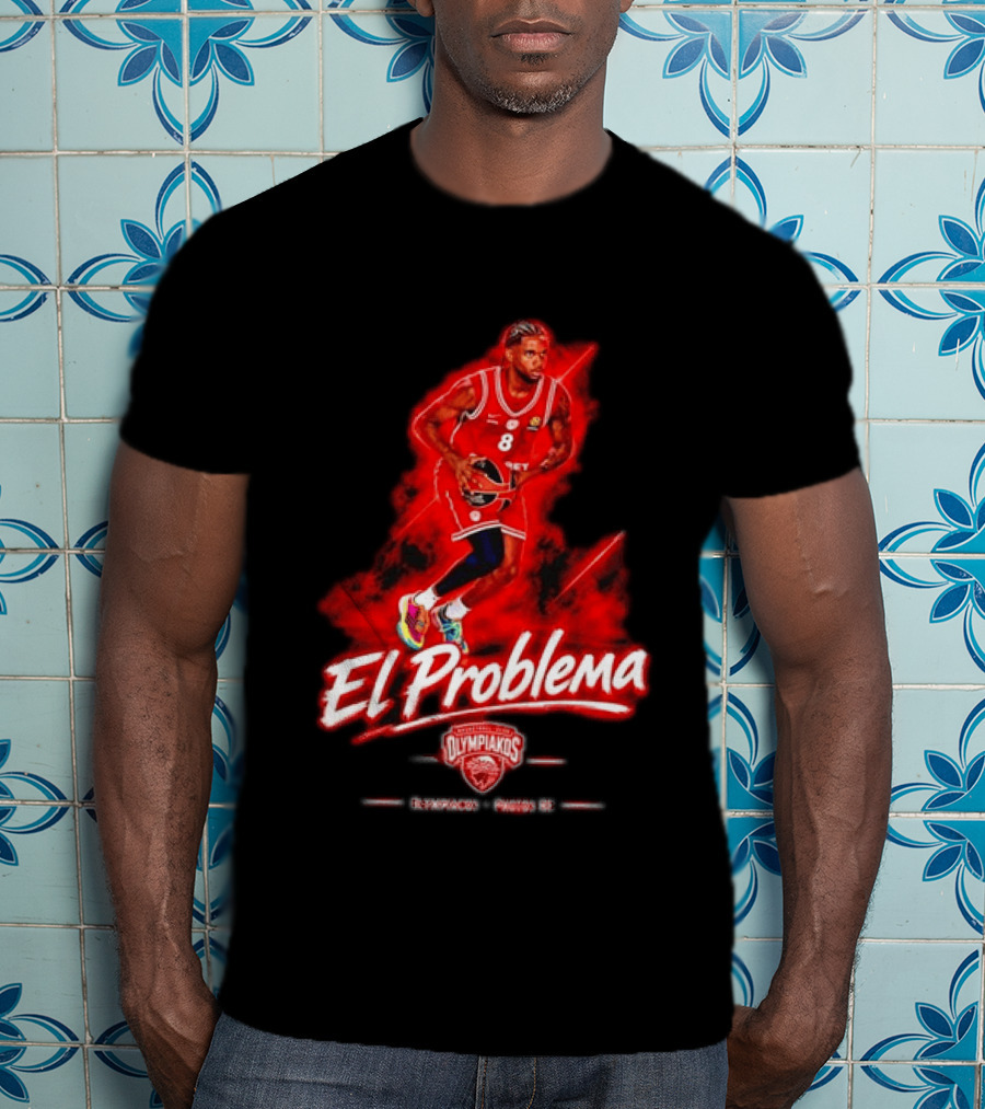Nigel Williams Goss Olympiakos Euroleague El Problema Basketball 8 T-Shirt