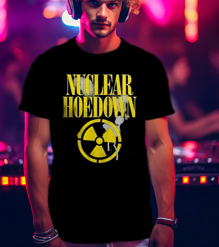 Nuclear Hoedown Distressed Radioactive T-Shirt