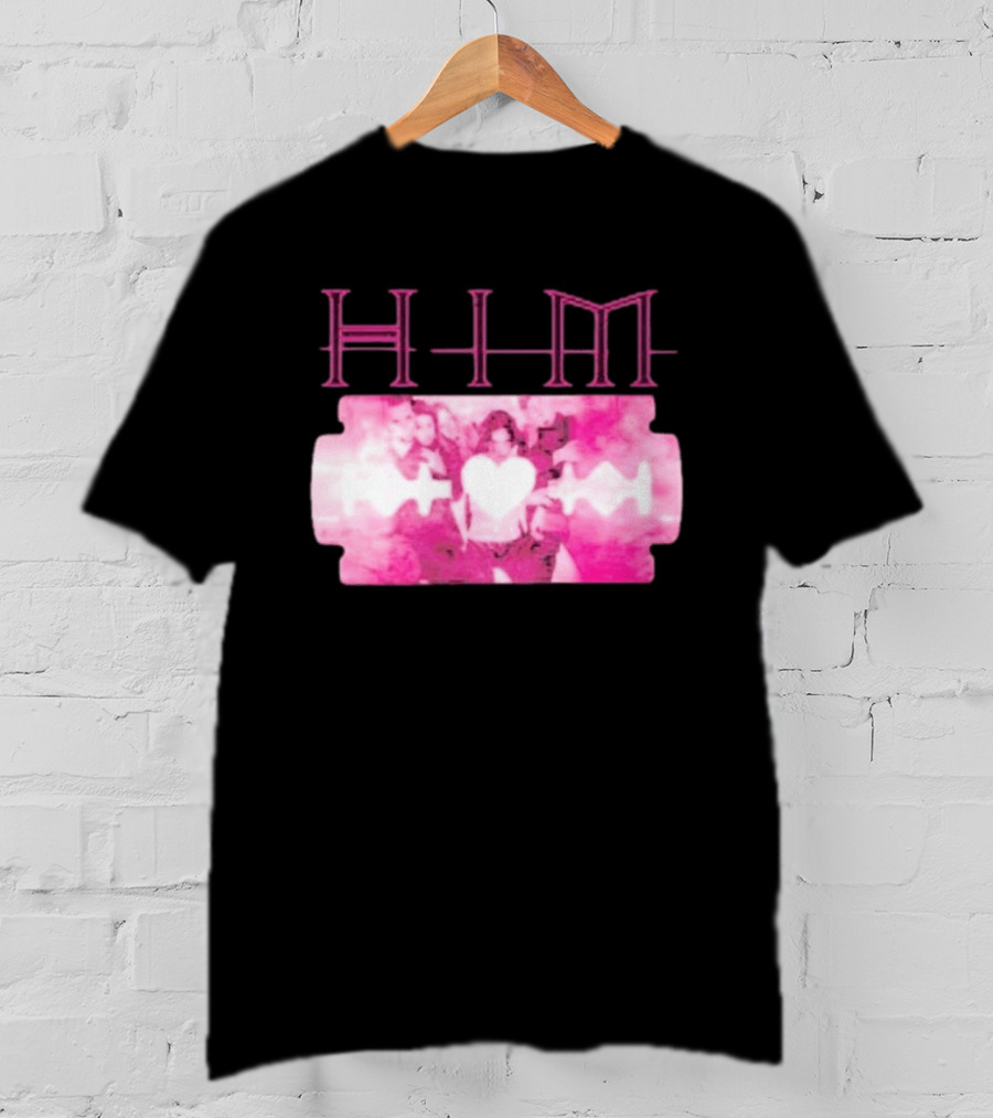 HIM Band Heartagram Razorblade Romance Ville Valo T-Shirt
