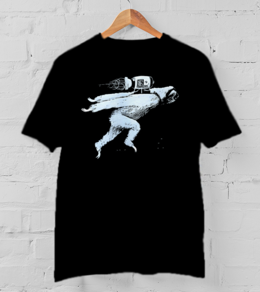 Sloth Flying With Rocket Jetpack Adventure T-Shirt