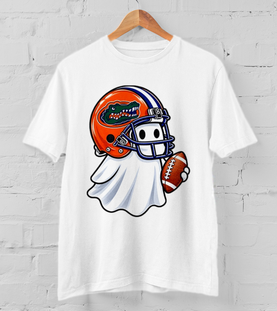 Florida Gators Football Ghost Halloween Fan Gear T-Shirt