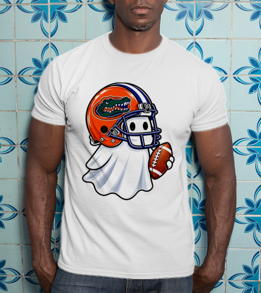 Florida Gators Football Ghost Halloween Fan Gear T-Shirt