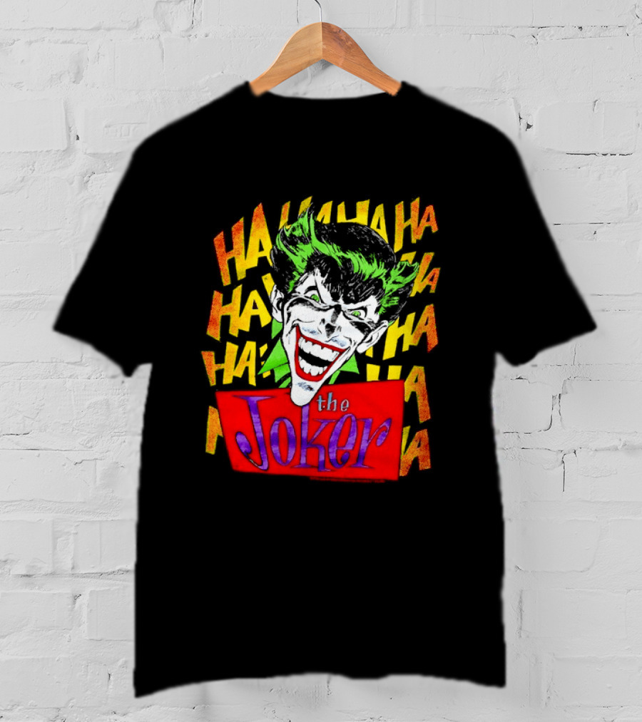 The Joker Ha Ha Ha Comic Laughing Face T-Shirt
