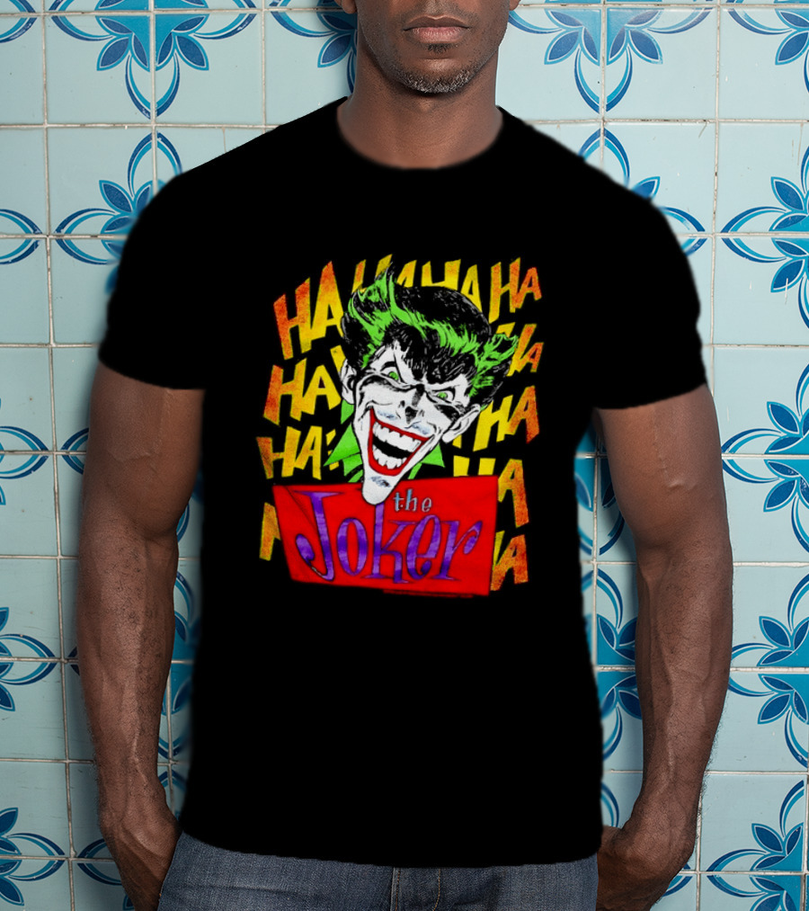 The Joker Ha Ha Ha Comic Laughing Face T-Shirt