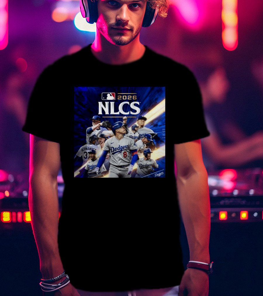 MLB Los Angeles Dodgers 2026 NLCS Bound Celebration T-Shirt