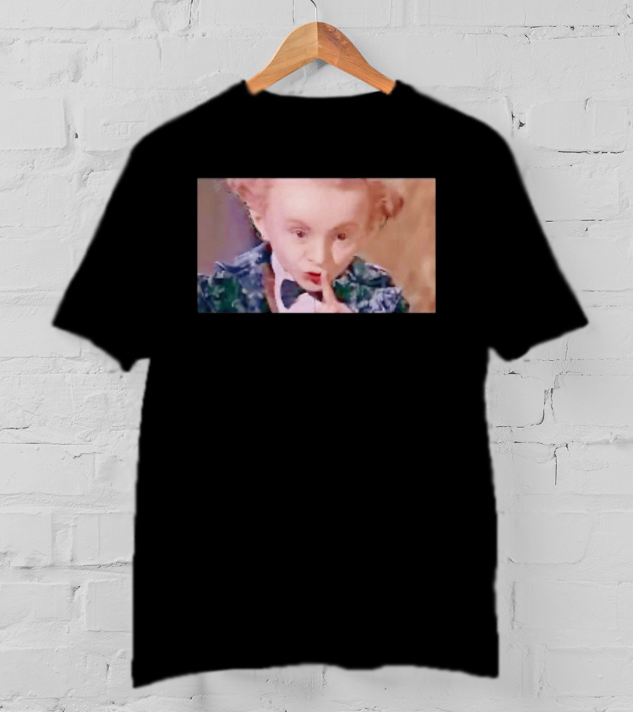 Alice In Wonderland Mad Hatter Mischievous Shh Gesture T-Shirt