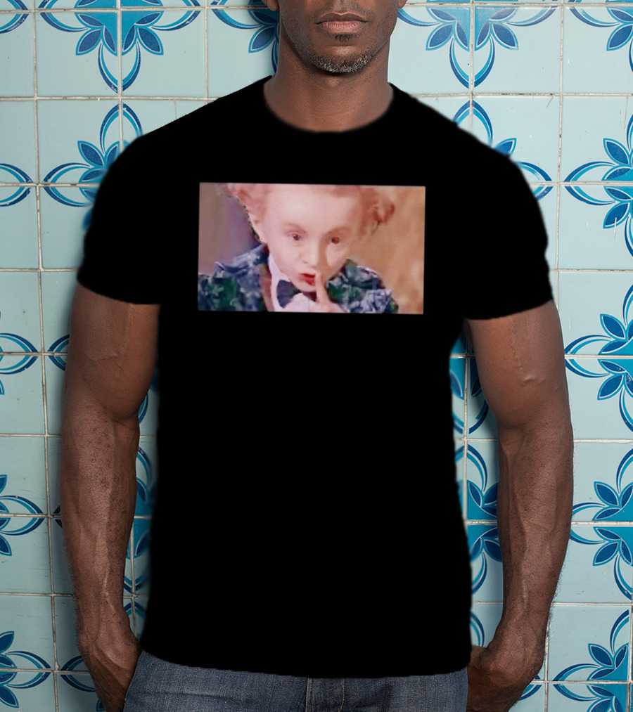 Alice In Wonderland Mad Hatter Mischievous Shh Gesture T-Shirt