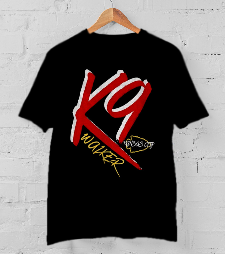 K9 Walker Kansas City Chiefs Football T-Shirt