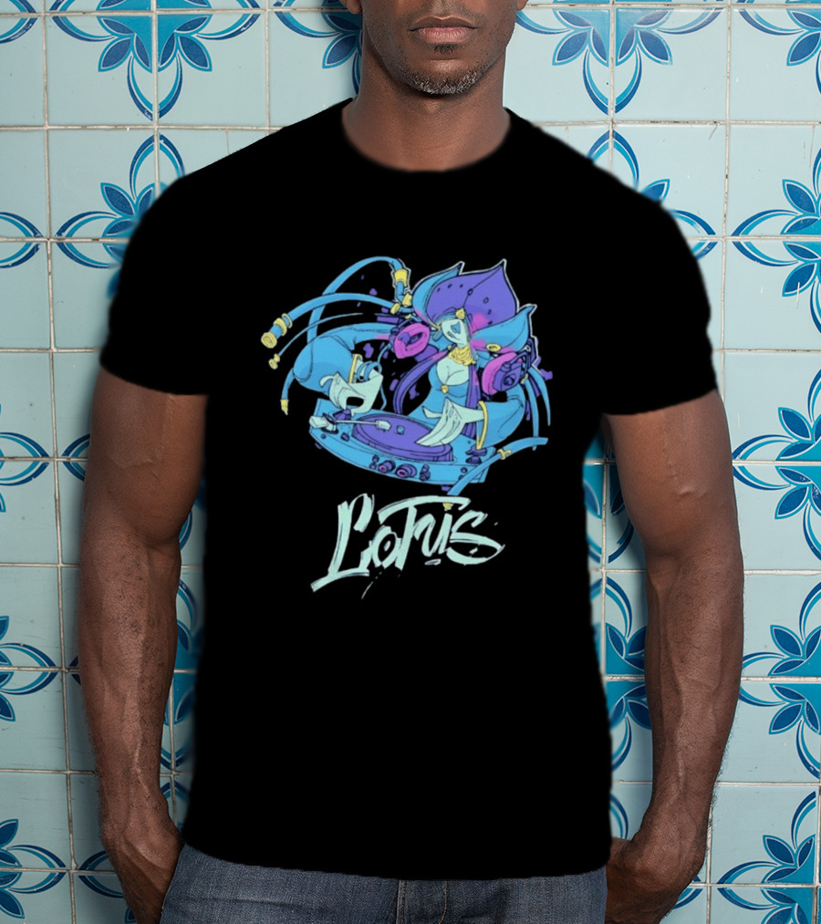 Lotus DJ Warframe Sci Fi Gaming T-Shirt