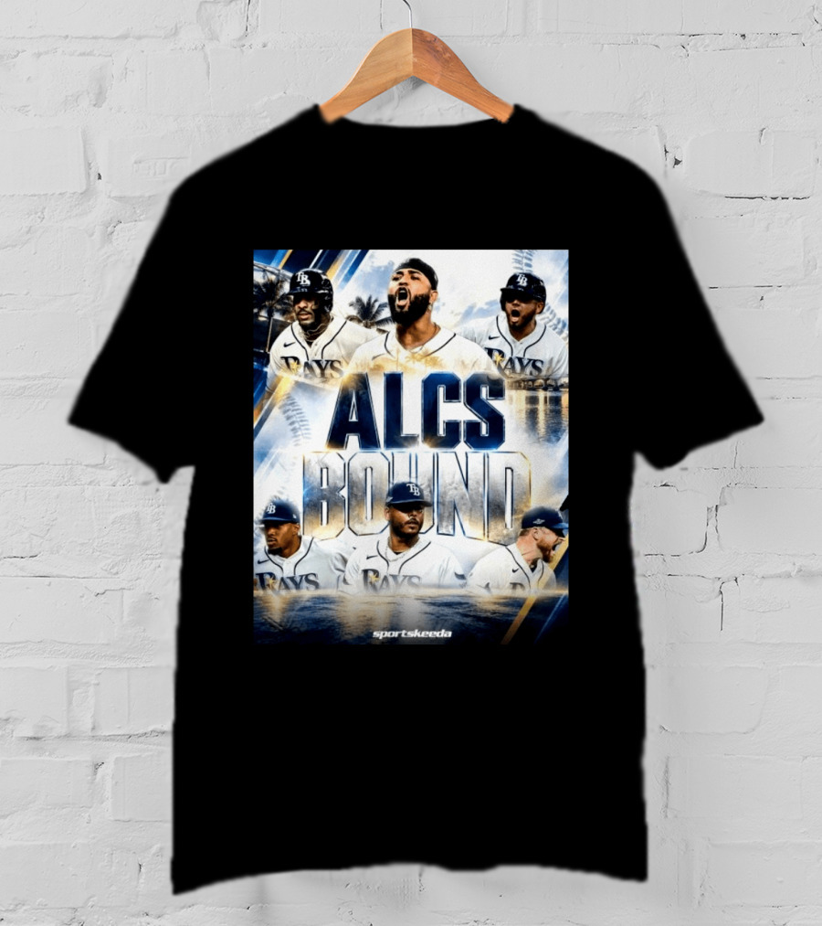 Tampa Bay Rays ALCS Bound Third Time Franchise History T-Shirt