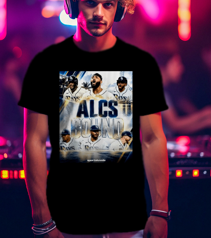 Tampa Bay Rays ALCS Bound Third Time Franchise History T-Shirt