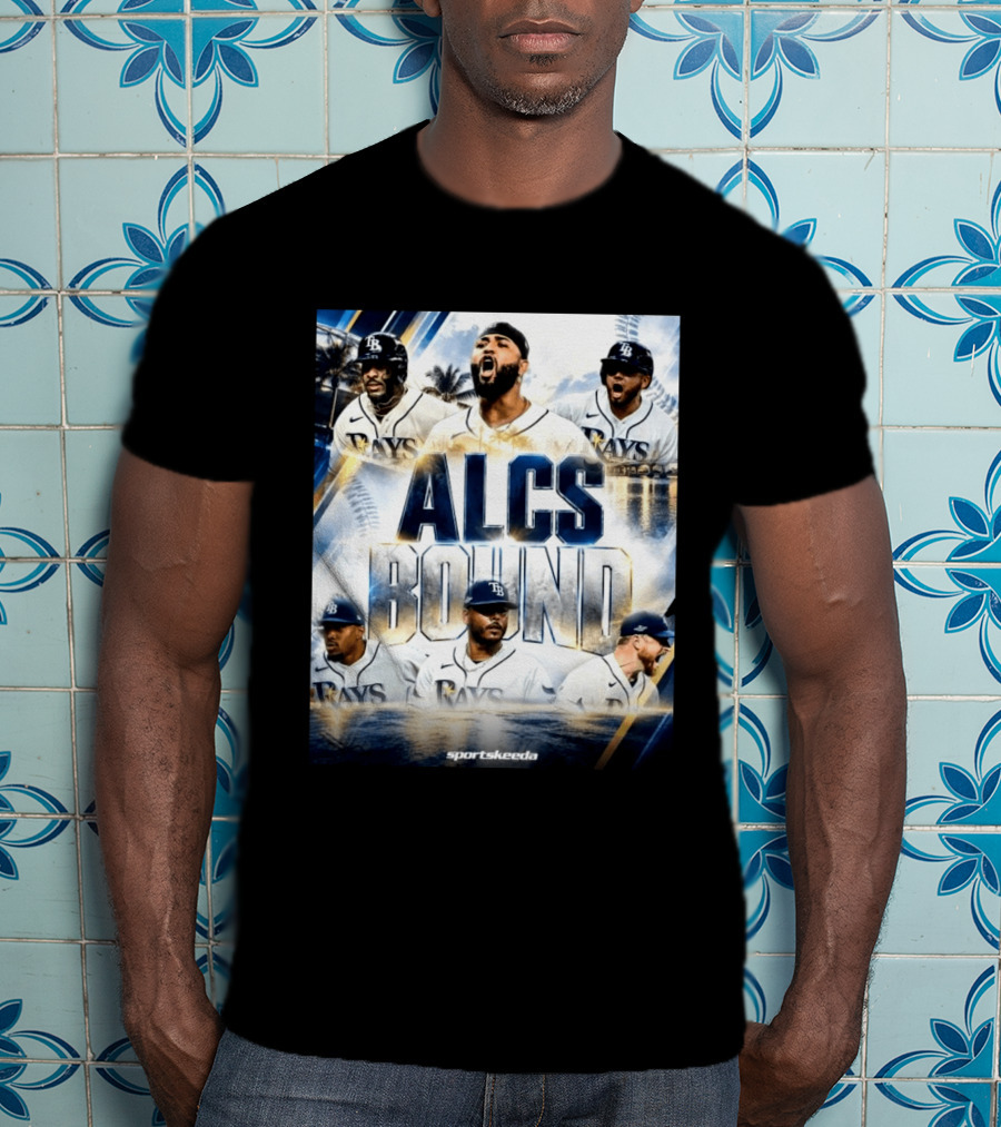 Tampa Bay Rays ALCS Bound Third Time Franchise History T-Shirt