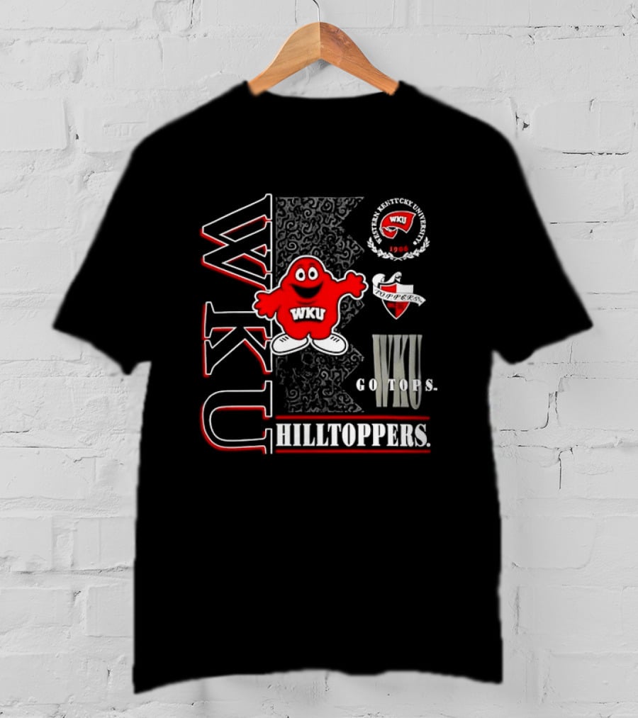 Western Kentucky University Big Red WKU Hilltoppers Go Tops College Football T-Shirt