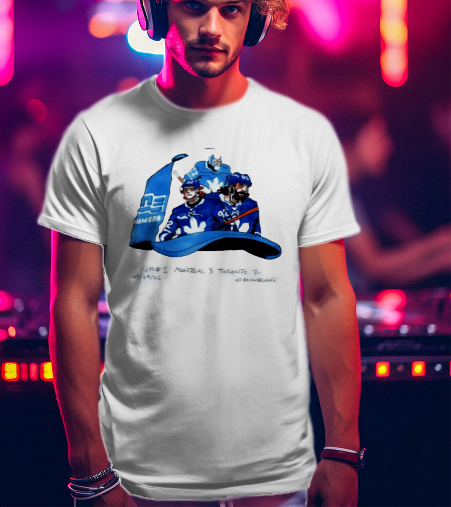 Montreal Vs Toronto Game 1 Hockey NHL New Era T-Shirt
