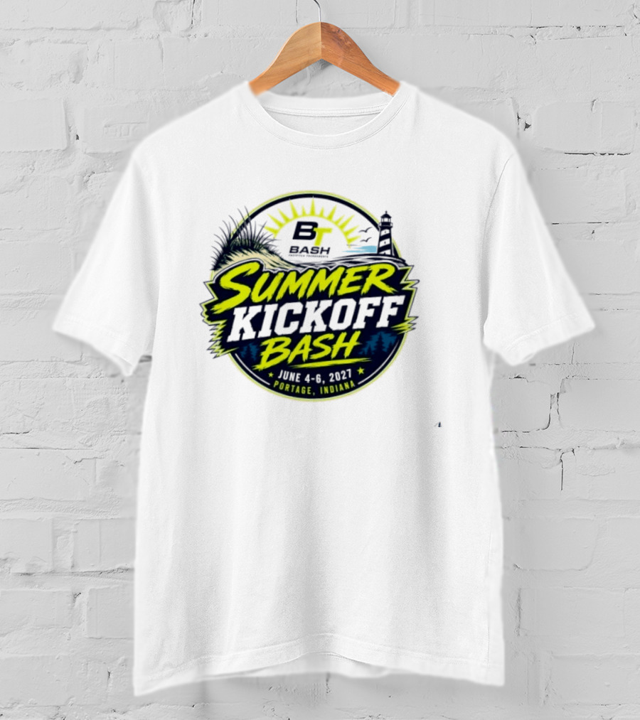 Portage Indiana Summer Kickoff Bash ET Bash Softball Event T-Shirt