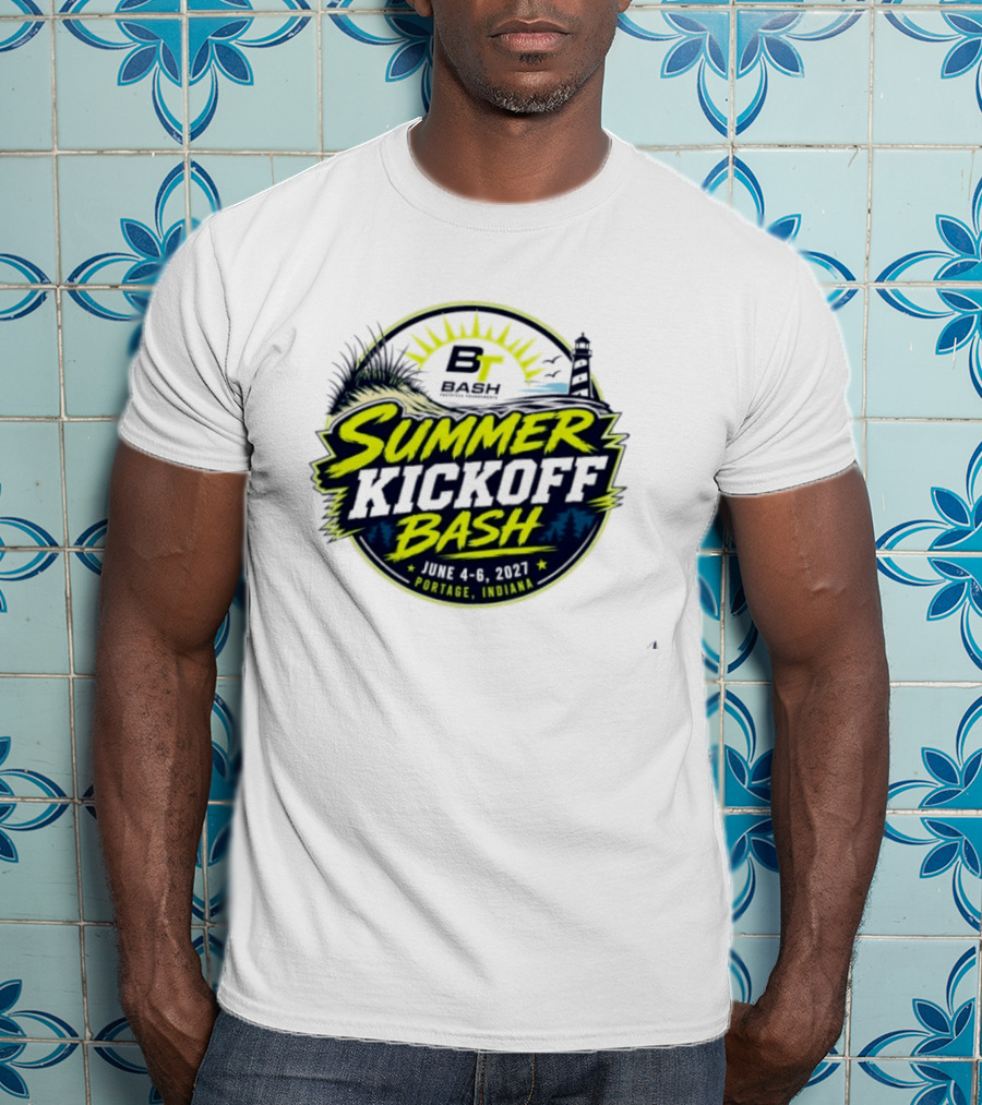 Portage Indiana Summer Kickoff Bash ET Bash Softball Event T-Shirt