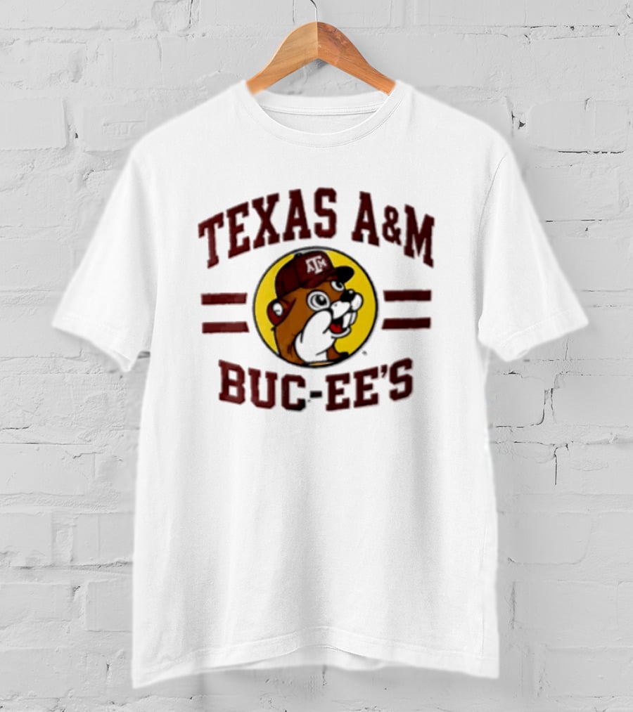 Texas A&M Buc Ee's Beaver Baseball Cap T-Shirt