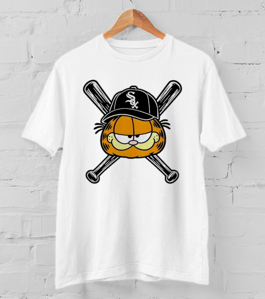 White Sox South Side Garfield Baseball T-Shirt