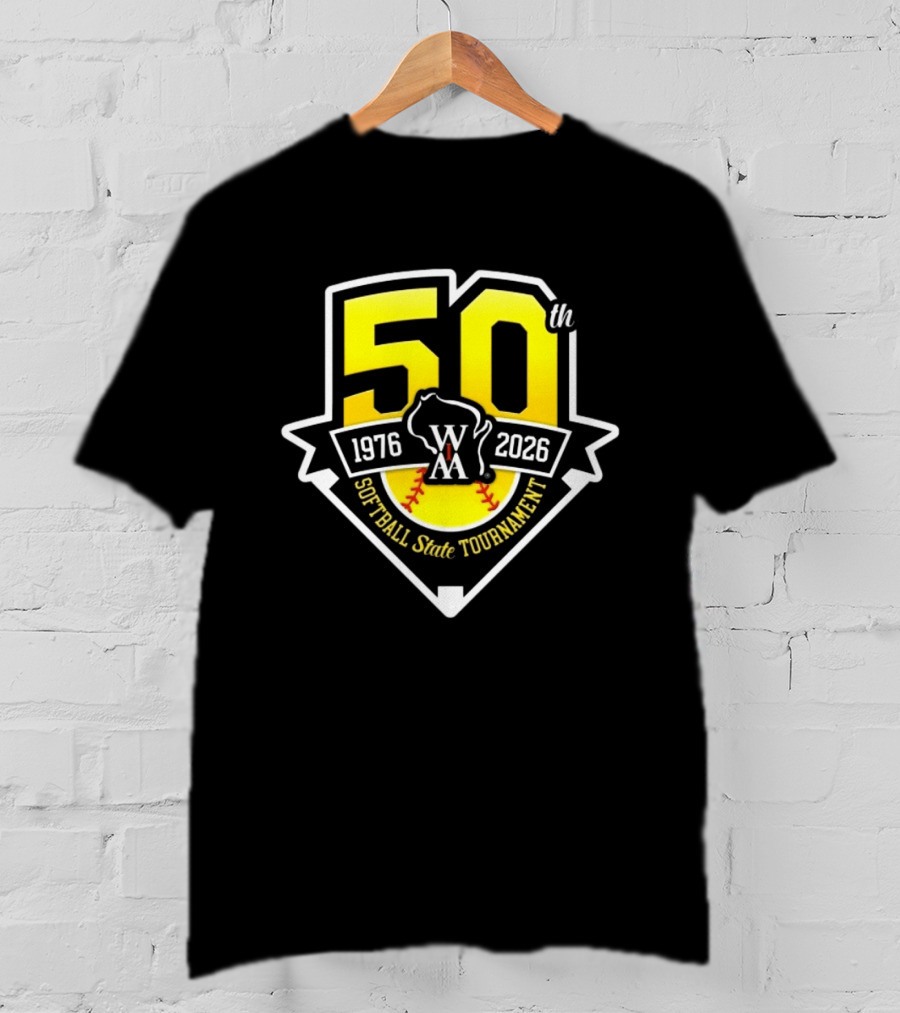 50th WIAA Softball State Tournament 1976 2026 T-Shirt