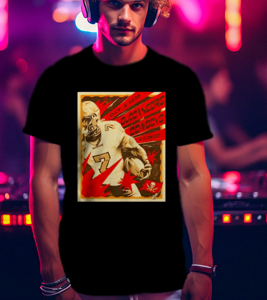 Buccaneers At Cowboys October 8 2026 8:15 PM EST T-Shirt