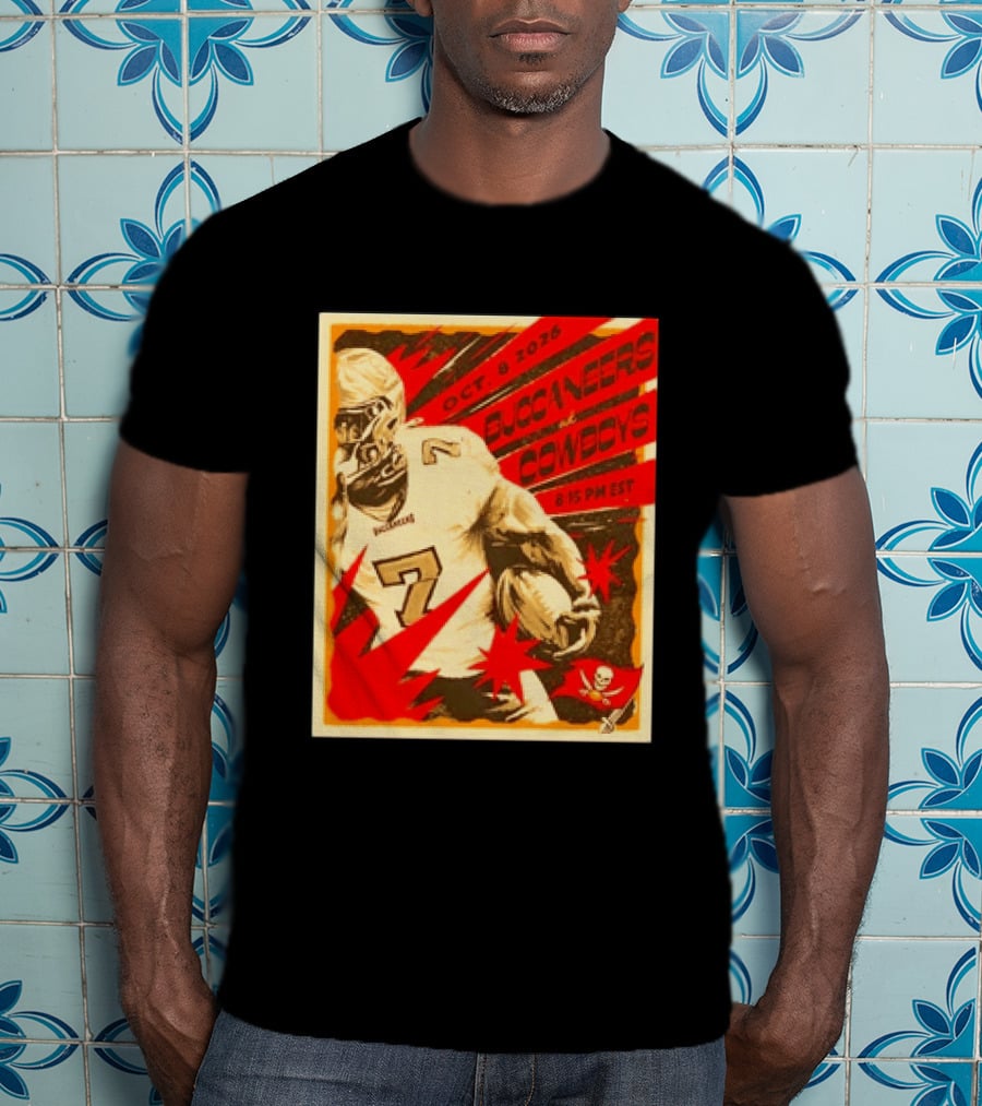 Buccaneers At Cowboys October 8 2026 8:15 PM EST T-Shirt