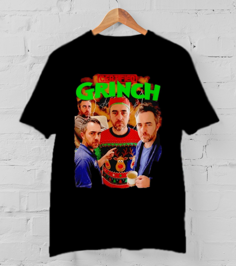 Certified Grinch Holiday Ugly Christmas Sweater Meme T-Shirt