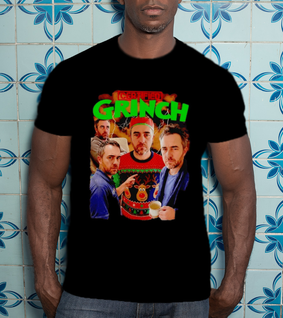 Certified Grinch Holiday Ugly Christmas Sweater Meme T-Shirt