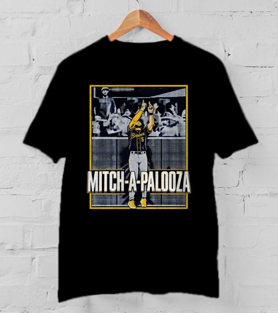 Mitch A Palooza Brewer Iconic Moment Celebration T-Shirt