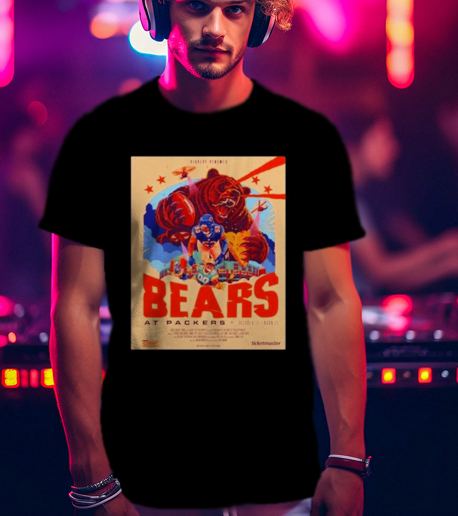 Rivalry Renewed Bears At Packers October 11 Noon CT Ticketmaster T-Shirt