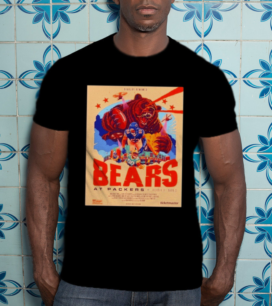Rivalry Renewed Bears At Packers October 11 Noon CT Ticketmaster T-Shirt
