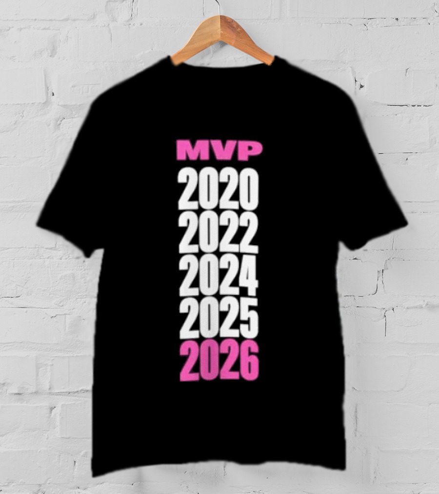 MVP 2020 2022 2024 2025 2026 Star Recognition T-Shirt