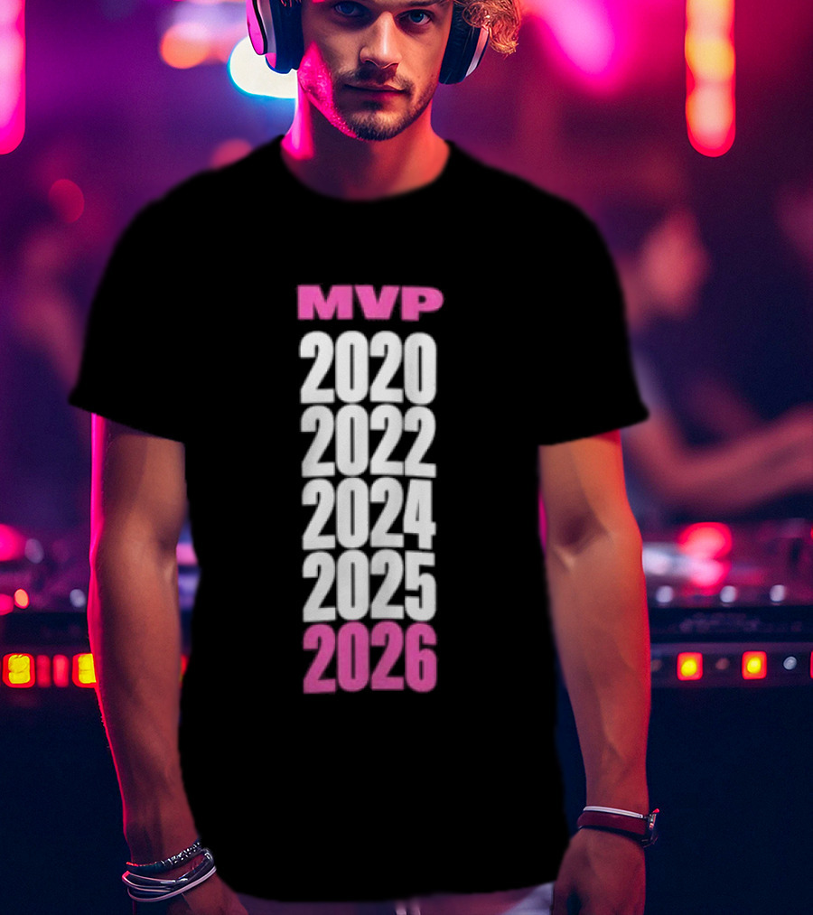 MVP 2020 2022 2024 2025 2026 Star Recognition T-Shirt