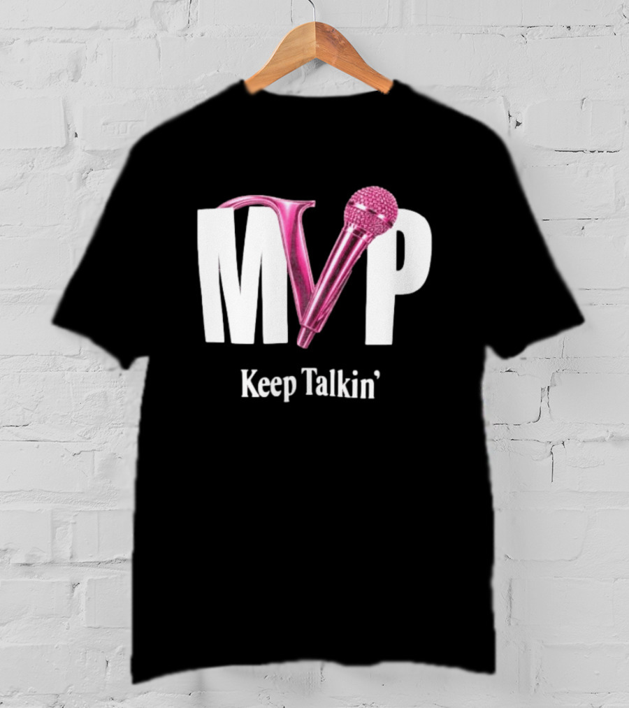 MVP Keep Talkin' Pink Microphone Music Rap T-Shirt