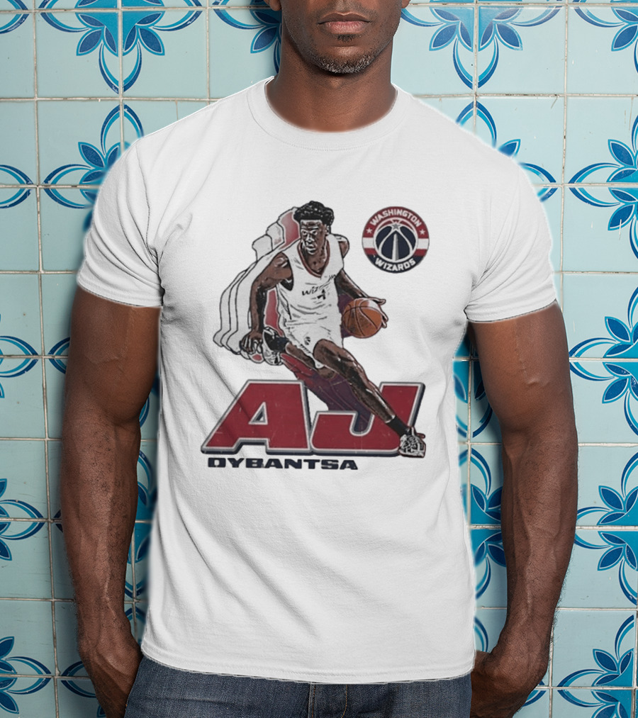 AJ Dybantsa Washington Wizards Basketball Star T-Shirt