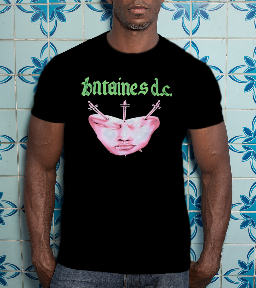 Fontaines DC Dagger Face Irish Post Punk Band T-Shirt