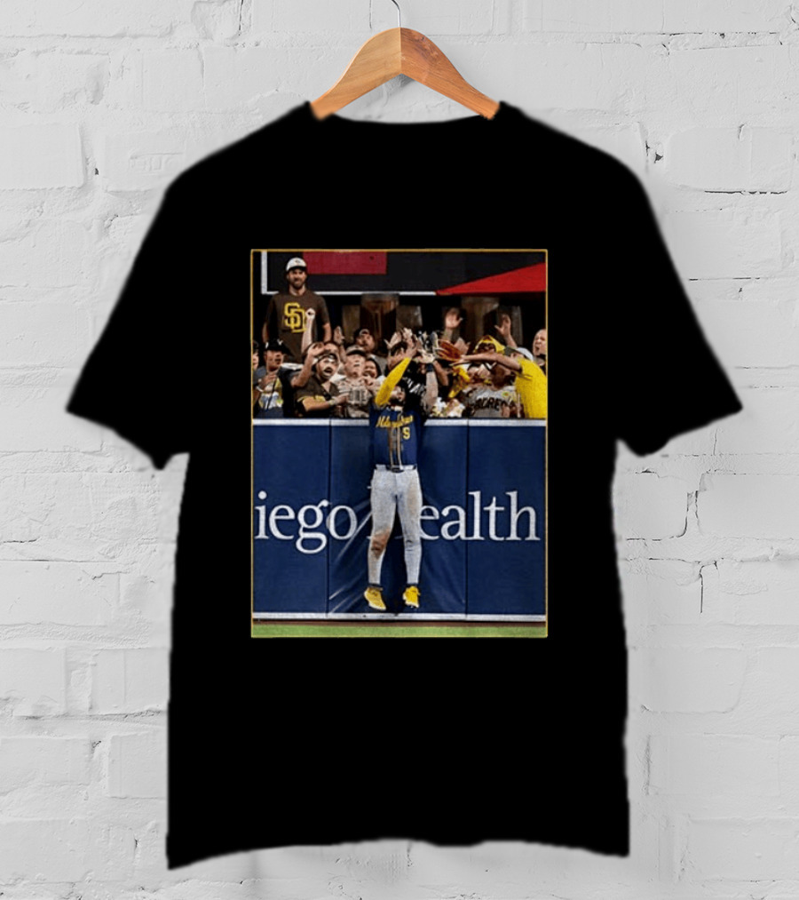 Garrett Mitchell Home Run Catch Milwaukee Defense Baseball Wisconsin Fans T-Shirt