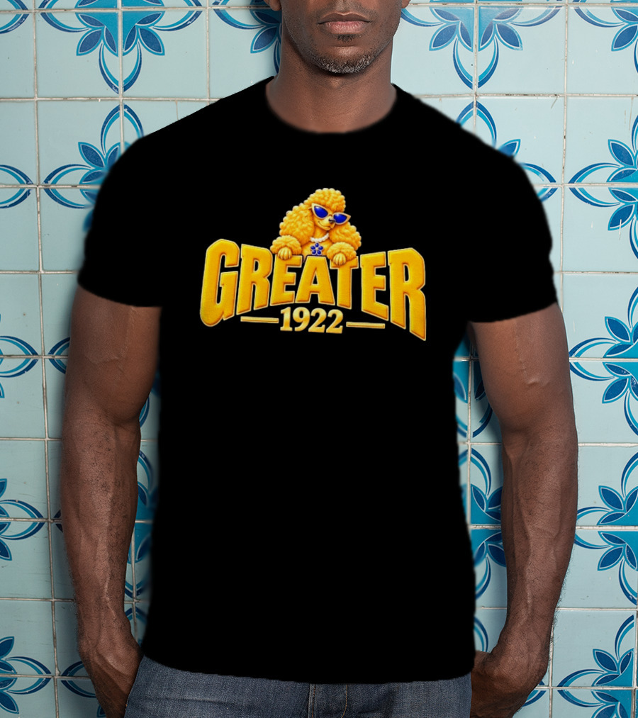 Poodle Sorority Greater 1922 Retro Sunglasses T-Shirt