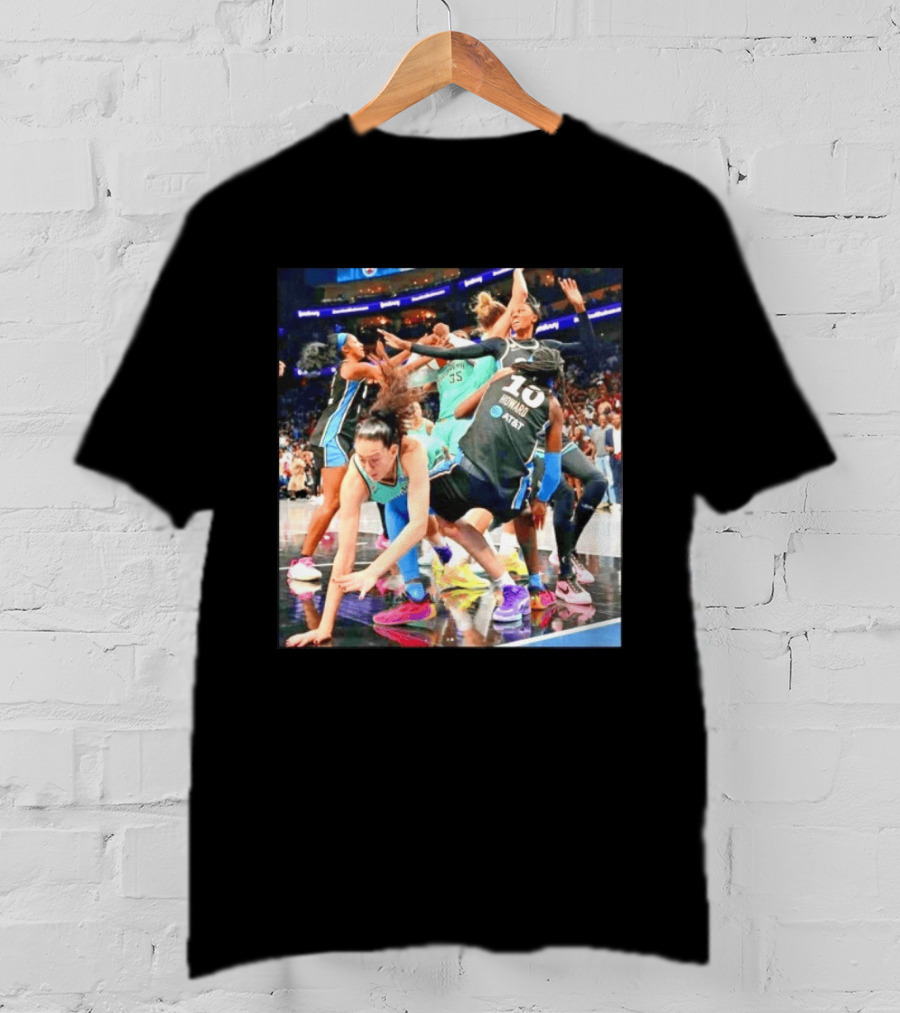 WNBA Action Howard 10 Brooklyn 35 AT&T Basketball Game T-Shirt