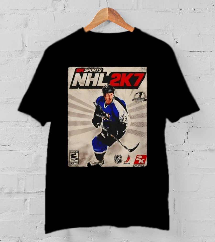 2K Sports NHL 2K7 Joe Thornton 19 Rated Number 1 NHL Game 2007 T-Shirt