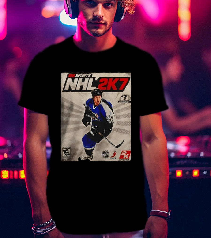 2K Sports NHL 2K7 Joe Thornton 19 Rated Number 1 NHL Game 2007 T-Shirt
